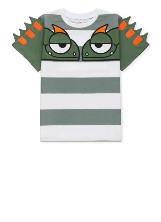 T-shirt con stampa Gecko