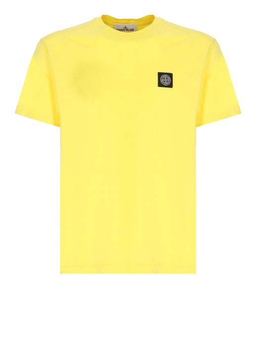 T-shirt con patch logata