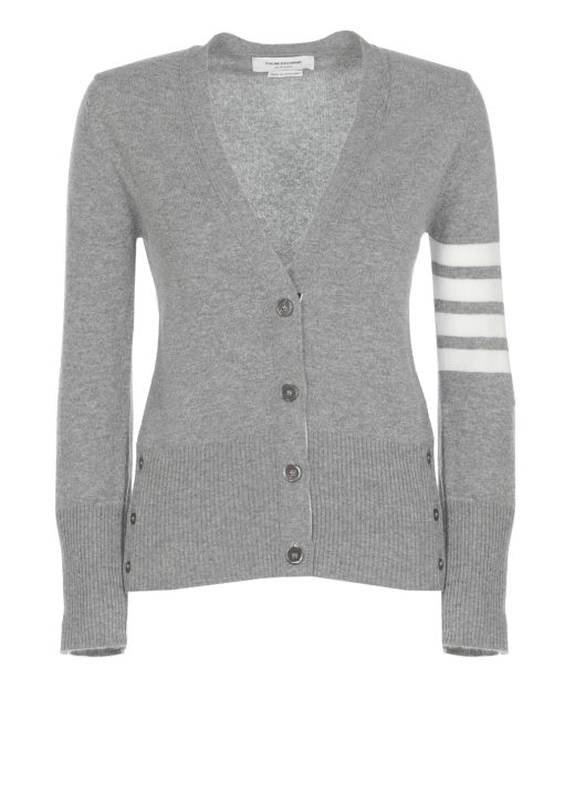 Cashmere knitted cardigan