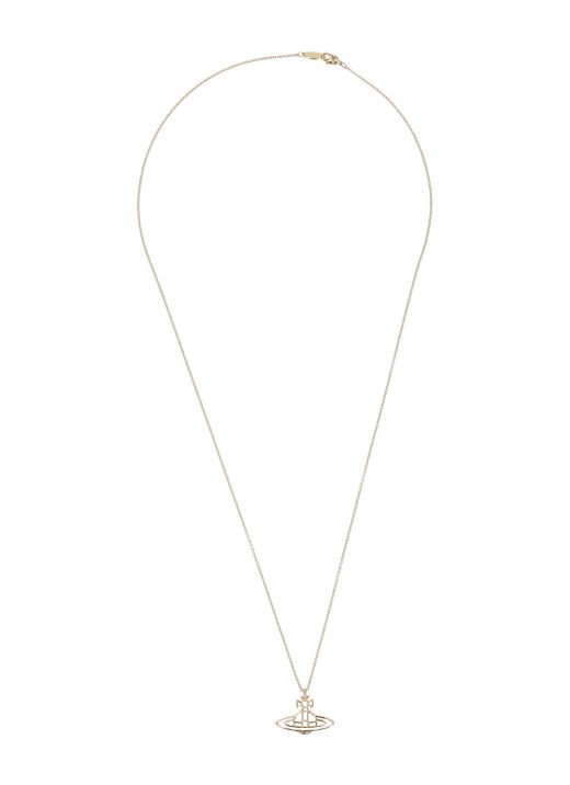 Thin Lines Flat Orb necklace
