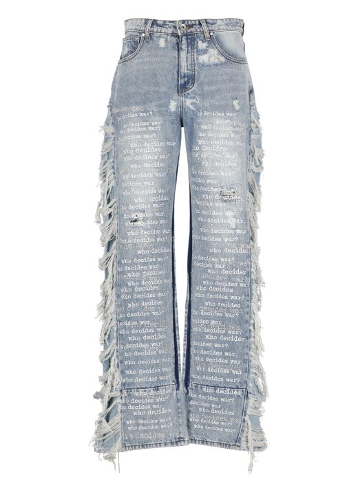Ultra Flare Scripture Denim jeans