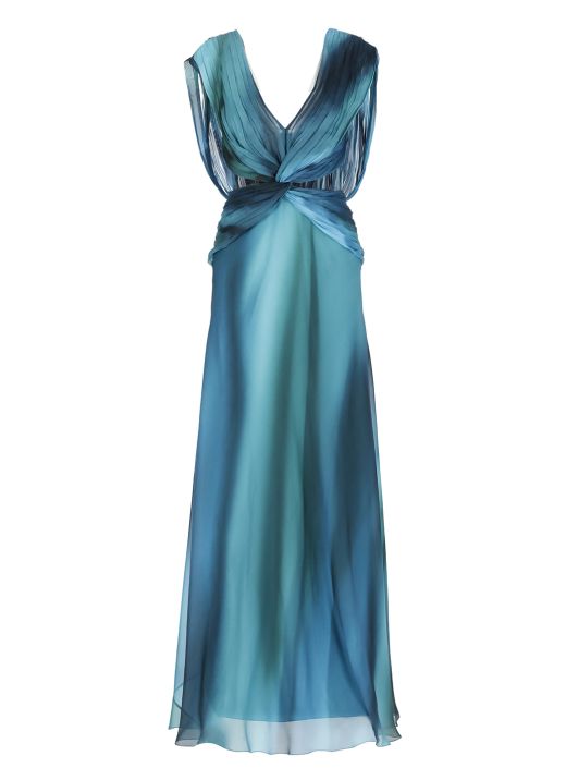 Silk long dress