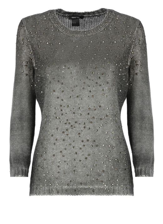 Sweater with strass