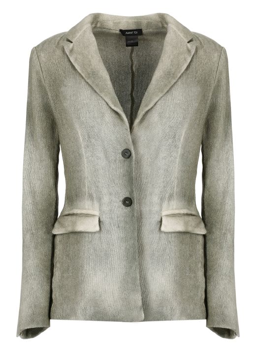 Cotton and linen jacket