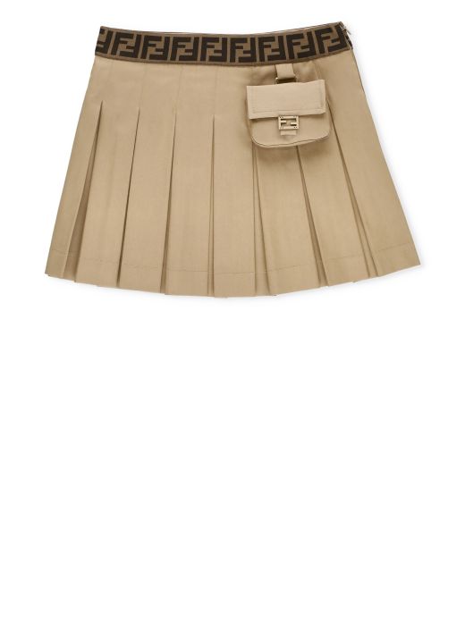Skirt with plissè