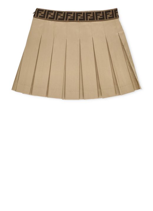 Skirt with plissè