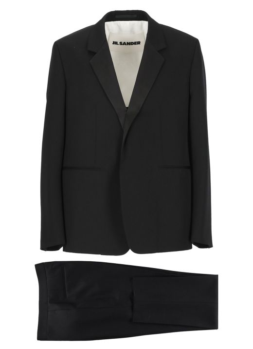 Wool and silk tailored suit
