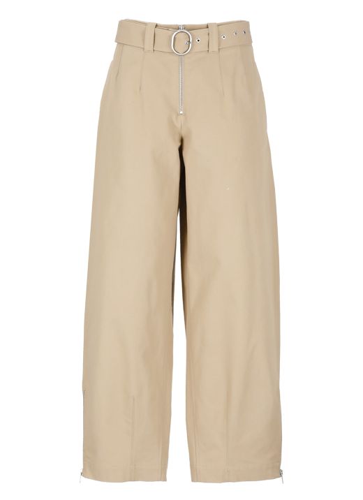 Cotton tailored trousers