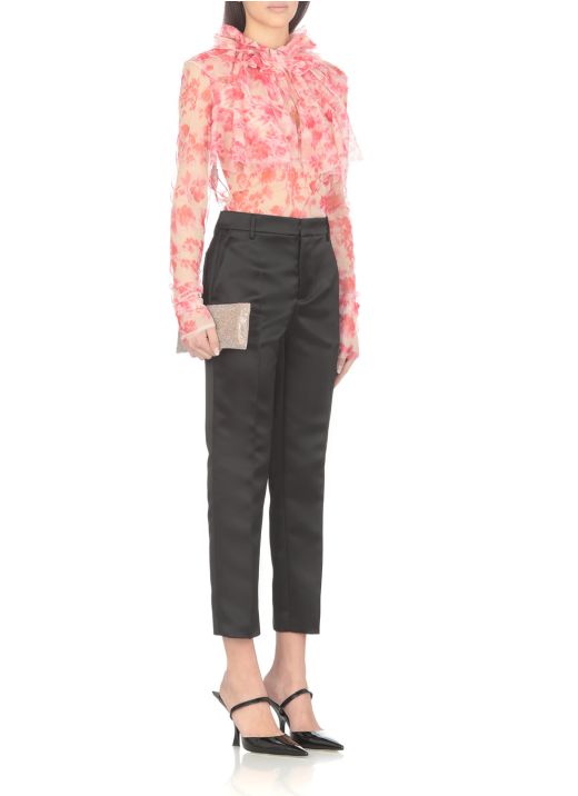 Sartorial cropped trousers