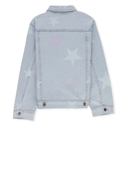 Jeans jacket with print