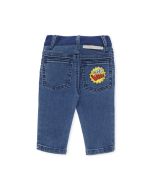 Good Vibes patch jeans