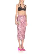 Skirt with paillettes